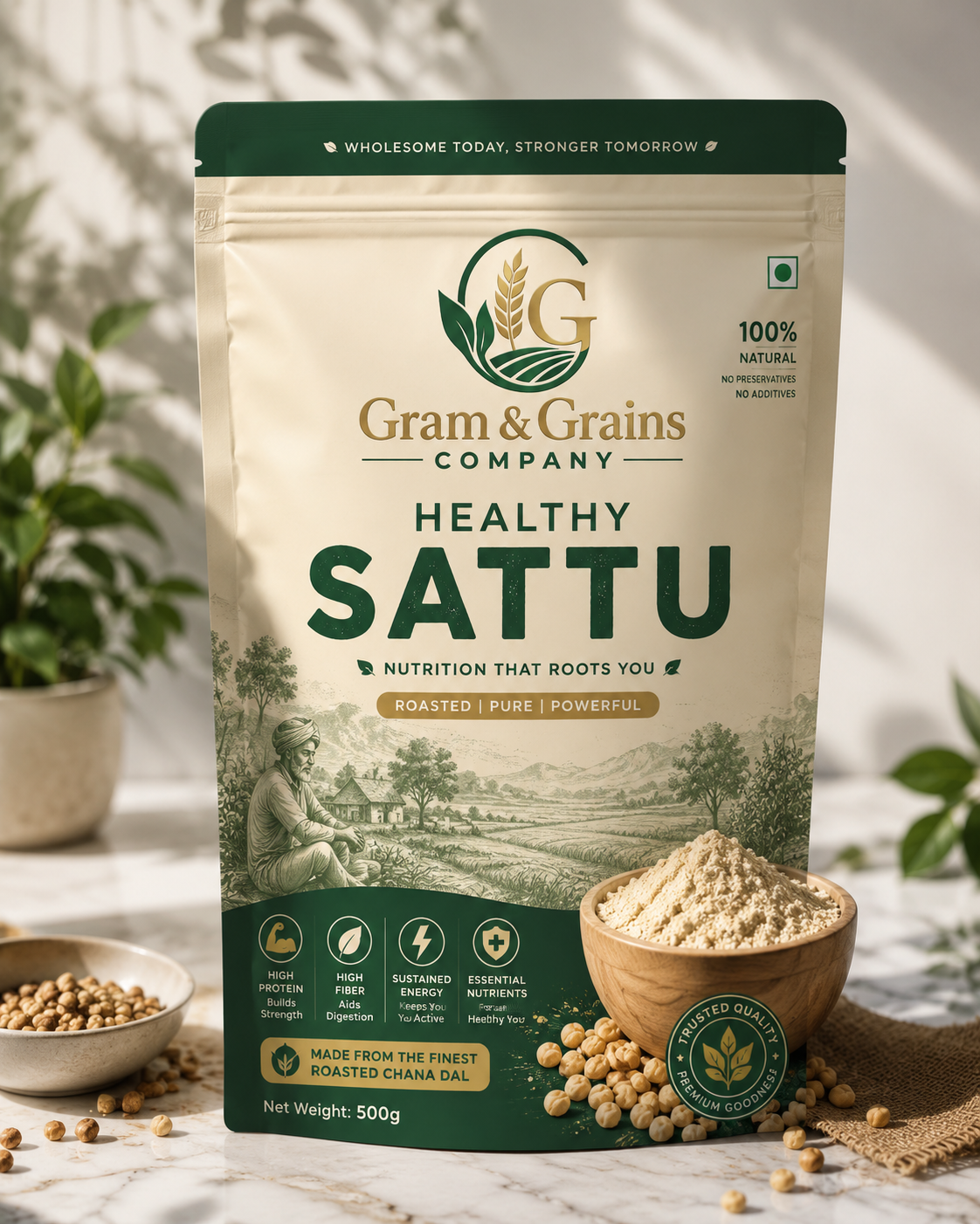 Premium Chana Sattu