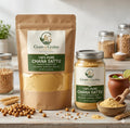 Gram & Grains Organic Chana Sattu powder – traditional roasted chana Sattu
